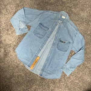 Northern Exposure button down denim shirt